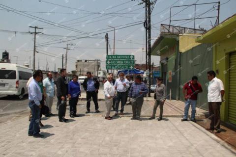 Alcalde de Teacalco moderniza la avenida Tlaxcala-San Martin imagen 1