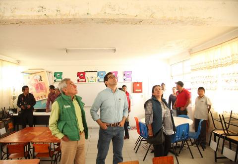 Lento avance en la rehabilitación de escuelas en Tlaxcala