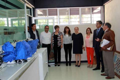 Asiste presidenta de Texóloc y el Lic. Covarrubias Cervantes a inauguración en CBTis 03 imagen 3