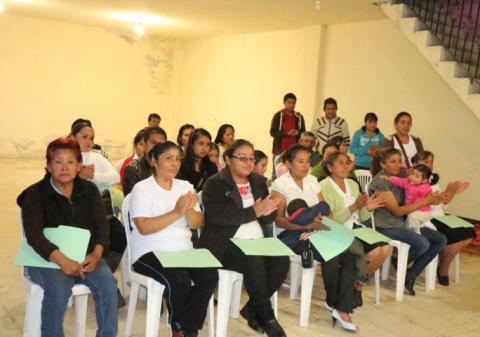 Clausura Filemón Acoltzi curso de repostería artesanal en el barrio de La Luz imagen 2