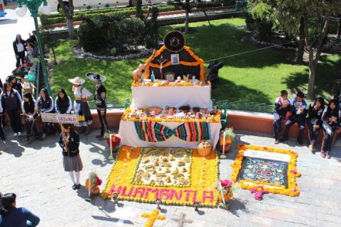 Huamantla sede del concurso estatal de ofrendas de día de muertos de la DGETI imagen 4