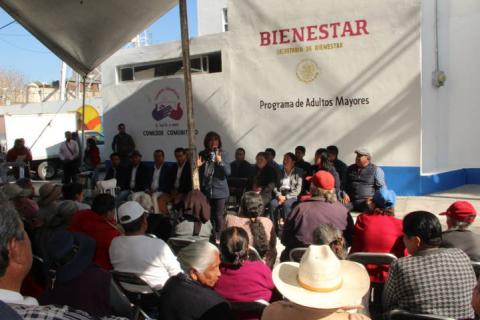 Lorena Cuéllar apertura oficinas de Bienestar para abuelitos en SPM imagen 3