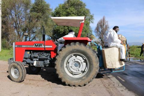 Realizan cerco sanitario en Texoloc imagen 4