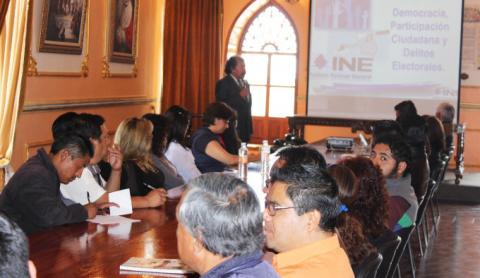 En Huamantla se trabaja en materia de prevención de delitos electorales imagen 1