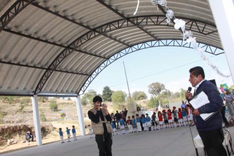 Jardín de niños Rafael Ramírez es beneficiado con una techumbre imagen 4