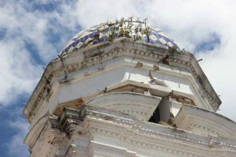 Reparación de templos de Tlaxcala daños por sismos será parcial