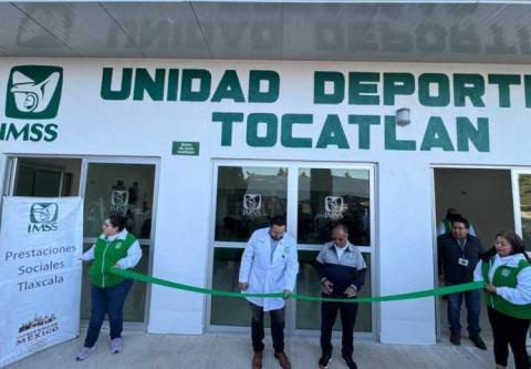 Inauguró IMSS Tlaxcala Unidad Deportiva de Tocatlán imagen 3