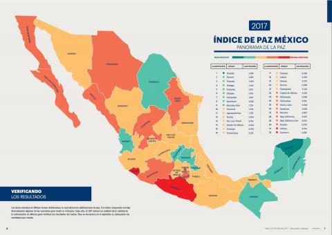 Tlaxcala, tercer lugar nacional en índice de paz 2017: IEP