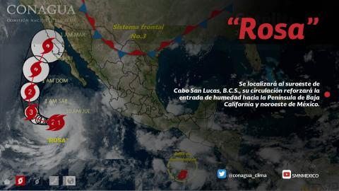 Durante las próximas horas se prevén tormentas intensas en México