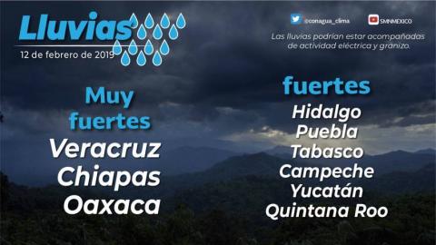Se esperan lluvias aisladas durante el día en Tlaxcala