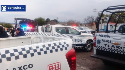 Grupo armado agrede y retiene a policías en Tlaxco