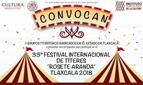 Lanzan convocatoria para 33° Festival Internacional de Títeres
