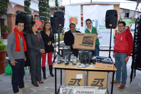 Equipan espacio de poder joven en Hueyotlipan