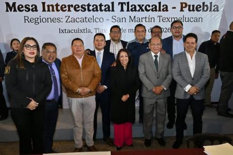 Es Ixtacuixtla sede de la Mesa Interestatal Tlaxcala-Puebla y refuerzan coordinación en seguridad imagen 3