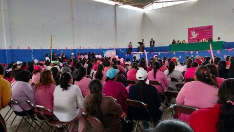Zitlaltepec se suma con una caminata a la lucha de Cáncer de Mama imagen 2
