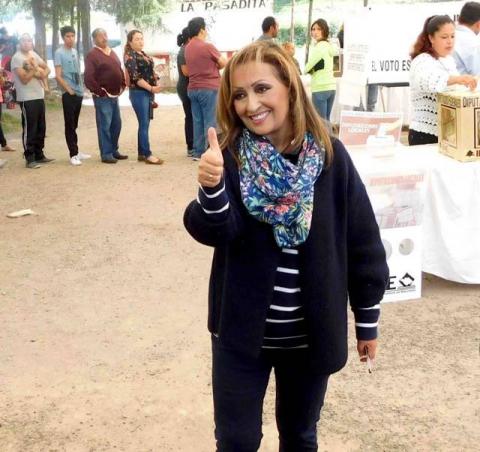 Lorena confirma triunfo avasallador de MORENA- PT- PES