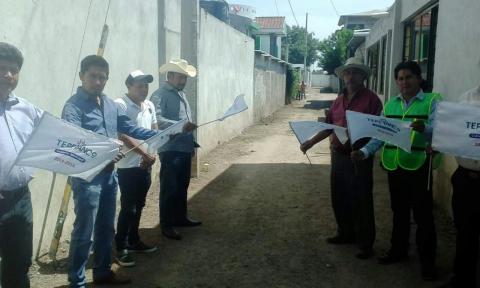 Néstor Escobar da banderazo de inicio de obra en la Aurora