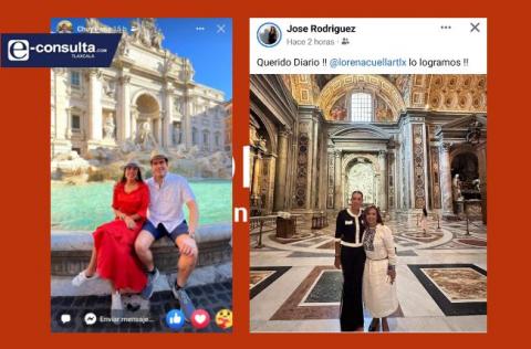 Josefina Rodríguez Zamora no trabaja pero presume viaje al Vaticano