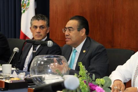 Preside diputado Lenin Calva comparecencia de secretario de Infraestructura