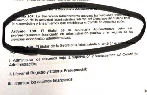 Diputados rechazan que el dinero del Congreso lo maneje un biólogo