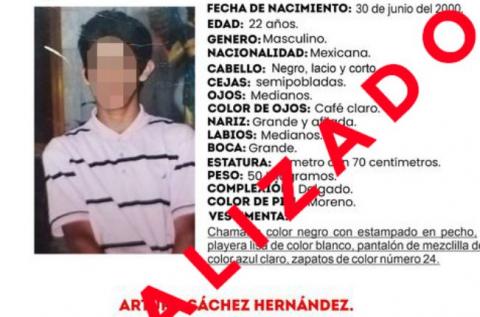 Presenta PGJE a masculino reportado como desaparecido