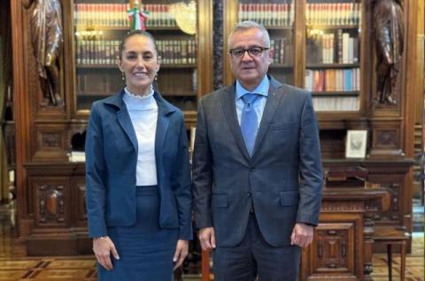 Óscar Flores reconoce liderazgo de Claudia Sheinbaum y la transformación de México