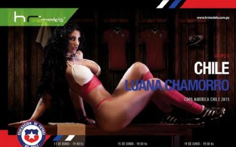 Luana Chamorro apoyó a Chile toda la Copa América imagen 6