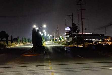 Gobierno de Huamantla repara luminarias en el Bulevar Cuamanco imagen 1