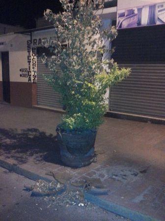 Atacan en Chiautempan ornamentos públicos imagen 4