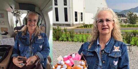 Mamá de Gala Montes felicita a su hija desde helicóptero en “LCDLF”
