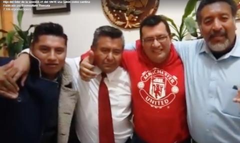 Maestros borrachales se pitorrean de la SEP y encubren a junior