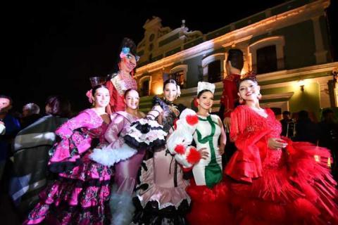 Con gran callejoneada Huamantla vivió una noche mágica llena de música y alegría imagen 4