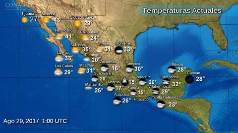 Se formó la Depresión Tropical 14-E en el Océano Pacífico