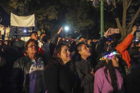 Disfrutan familias Video Mapping proyectado en fachada de Palacio de Gobierno imagen 7