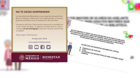 DIF estatal quiere engañar a Adultos Mayores imagen 1