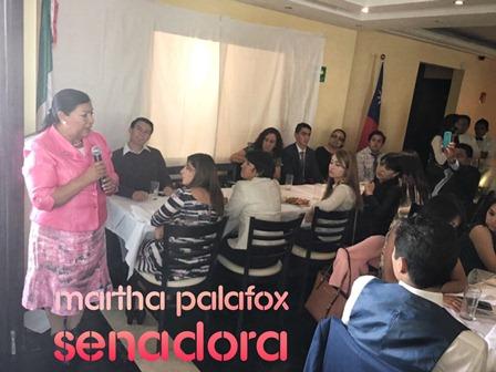 Convive Martha Palafox con jóvenes de intercambio a Taiwán