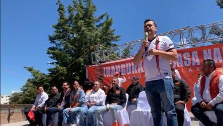 Máynez anuncia que la sucesión gubernamental en Tlaxcala ha comenzado