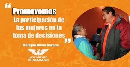 Promueve MC la participación de la mujer: Refugio Rivas