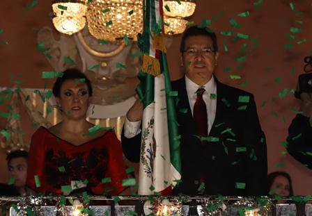 El gobernador Mena da se segundo Grito de Independencia en Tlaxcala imagen 1