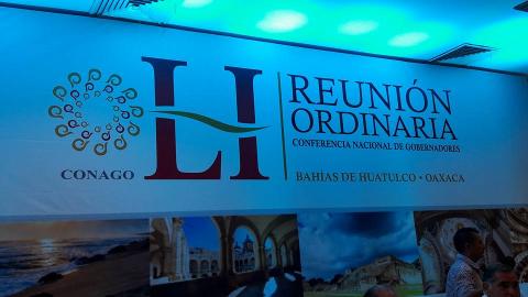 Asiste Marco Mena a reunión de la Conago en Oaxaca