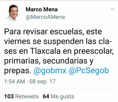 Se suspenden clases en las escuelas; reportan vecinos grietas imagen 1