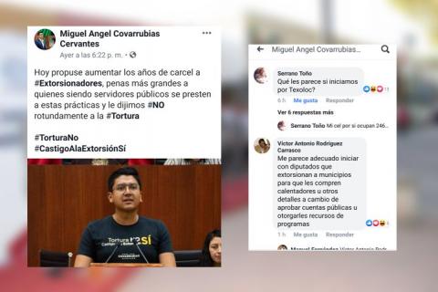 Otra vez tunden al diputado meón por protagonista