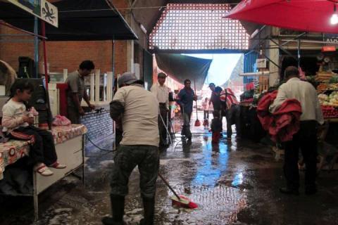 Mercado capitalino “Sánchez Piedras” vive limpieza a fondo imagen 3