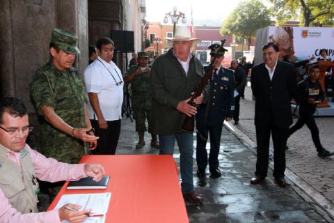 Inician campaña de canje de armas 2014 en Tlaxcala
