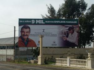 Inminente retiro de propaganda de gobierno de MGZ