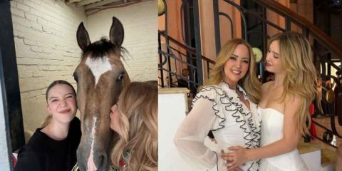 Felicitan hijas a Andrea Legarreta con motivo de su cumpleaños
