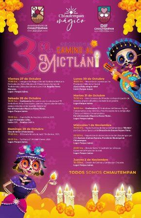 Realizarán tercera edición del festival ‘Camino al Mictlán’ en Chiautempan