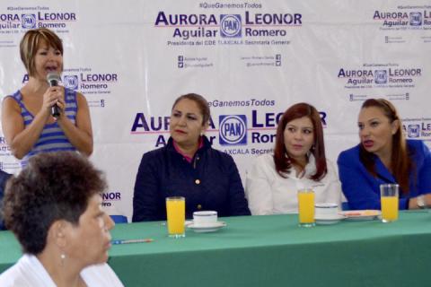 “Lo mejor que le puede pasar al PAN, es ser dirigido por este par de compañeras”: Minerva Hernández