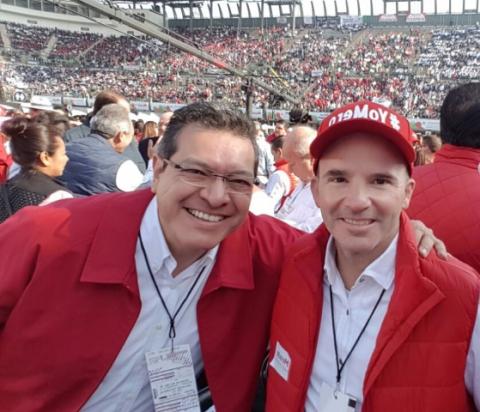 Asiste Marco Mena a la convención nacional del PRI imagen 1