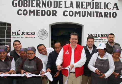 Inaugura Marco Mena comedor comunitario en Huamantla imagen 1